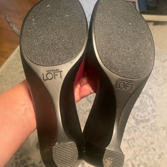 Red slides with wedge heel - Picture 6 of 10